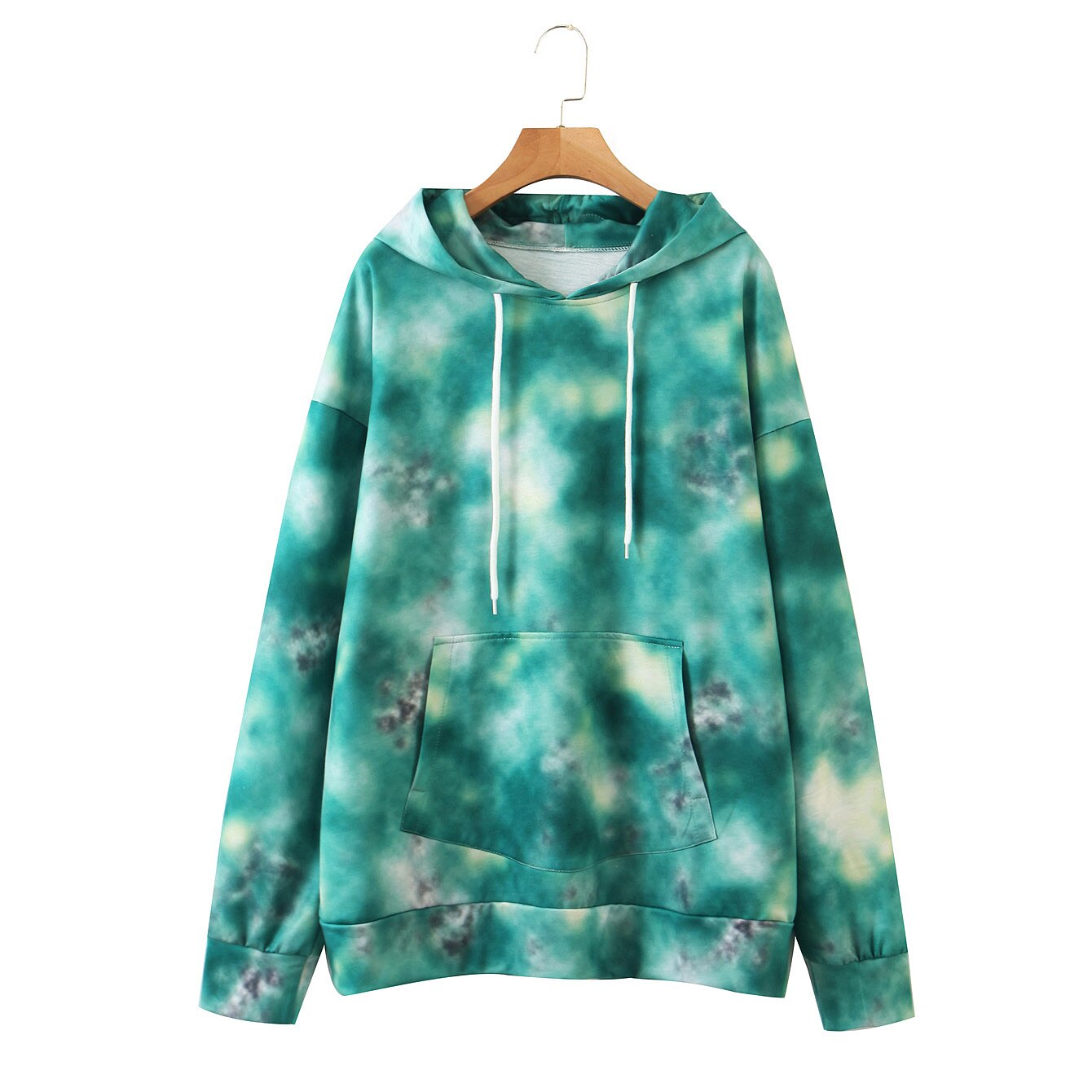 Wixra femmes sweat-shirts à colorant Femme nouvelle mode sweats à capuche chauds poche à manches longues automne hiver haut décontracté