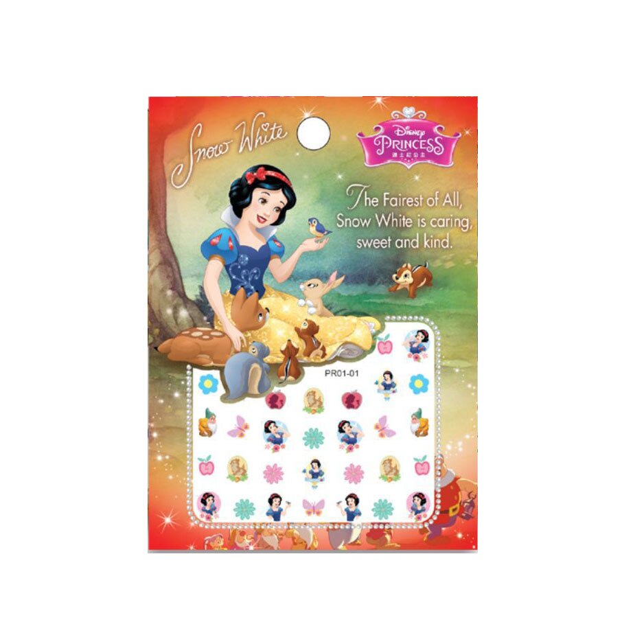 Frozen Princess elsa Anna Makeup Nail Stickers Toys Disney snow White Sophia Mickey Minnie kids Cartoon toys action figure dolls