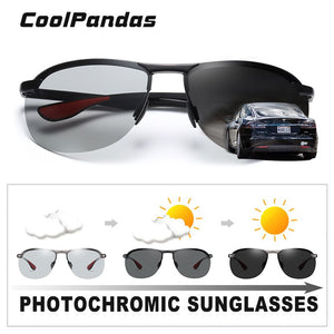 2020 Brand Photochromic Men Sunglasses Polarized Glasses Day Night Vision Driving Sun Glasses For Male Oculos De Sol Masculino