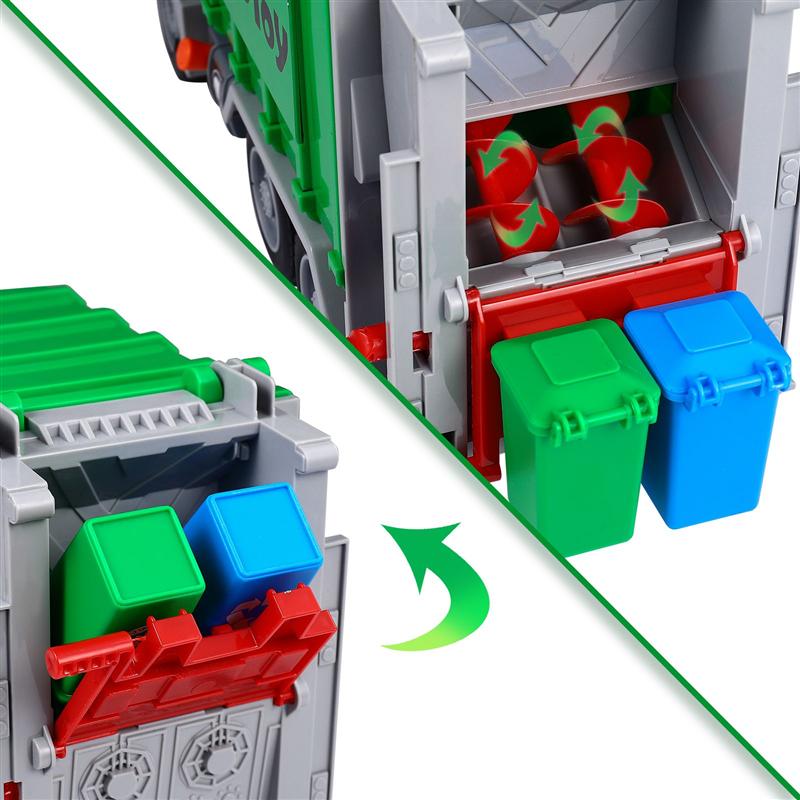 Garbage Truck Toys Rubbish Collector Car Model Kids Toddlers Trash Classification Learning Game Vehicle Toy Set