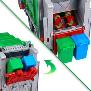Garbage Truck Toys Rubbish Collector Car Model Kids Toddlers Trash Classification Learning Game Vehicle Toy Set