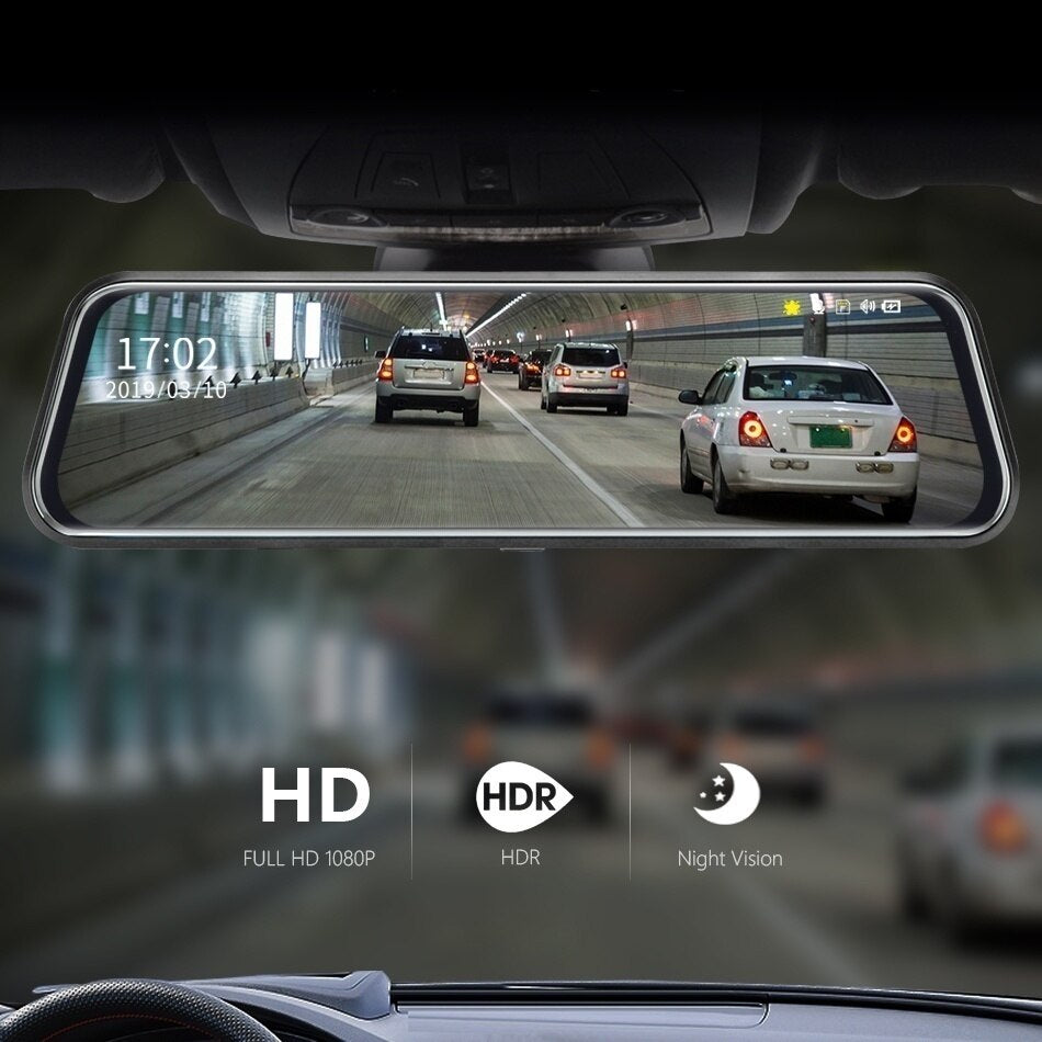 4.3/7/10 Inches 1080P Car DVR Camera Touch Screen Dash Cam Dual Lens Video Recorder Rear View Mirror Cameras For Car Security