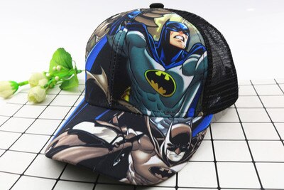 Anime Disney Marvel Frozen Mickey Mouse Kids Hat Boy Girl Travel Caps Spiderman Mickey Minnie Baby Caps Figure Gift Toys 2-8Y