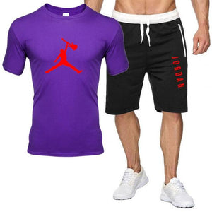 2piece set men outfits jordan 23 t-shirt shorts summer short set tracksuit men sport suit jogging sweatsuit basketball jersey