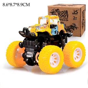 Mini inertiel tout-terrain véhicule Pullback enfants jouet voiture en plastique Friction cascadeur voiture Juguetes Carro enfants jouets pour garçons