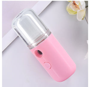 30ML Mini Nano Facial Sprayer USB Nebulizer Face Steamer Humidifier Hydrating Anti-aging Wrinkle Women Beauty Skin Care Tools