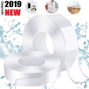 Adhésif Nano Double face réutilisable 1/2/3/5m | Bande sans trace, autocollants amovibles, disques à boucles adhésives lavables, Gadget de colle à nouer
