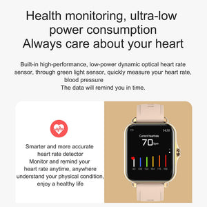 Smart Watch Men Smartwatch Women Bluetooth Call Watch Waterproof Music Control New Fitness Tracker For Iphone Xiaomi Huawei IWO