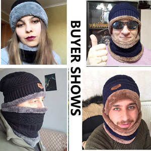 Men's winter Hat 2020 Fashion Knitted Black Hats Fall Hat Thick And Warm And Bonnet Skullies Beanie Soft Knitted Beanies Cotton