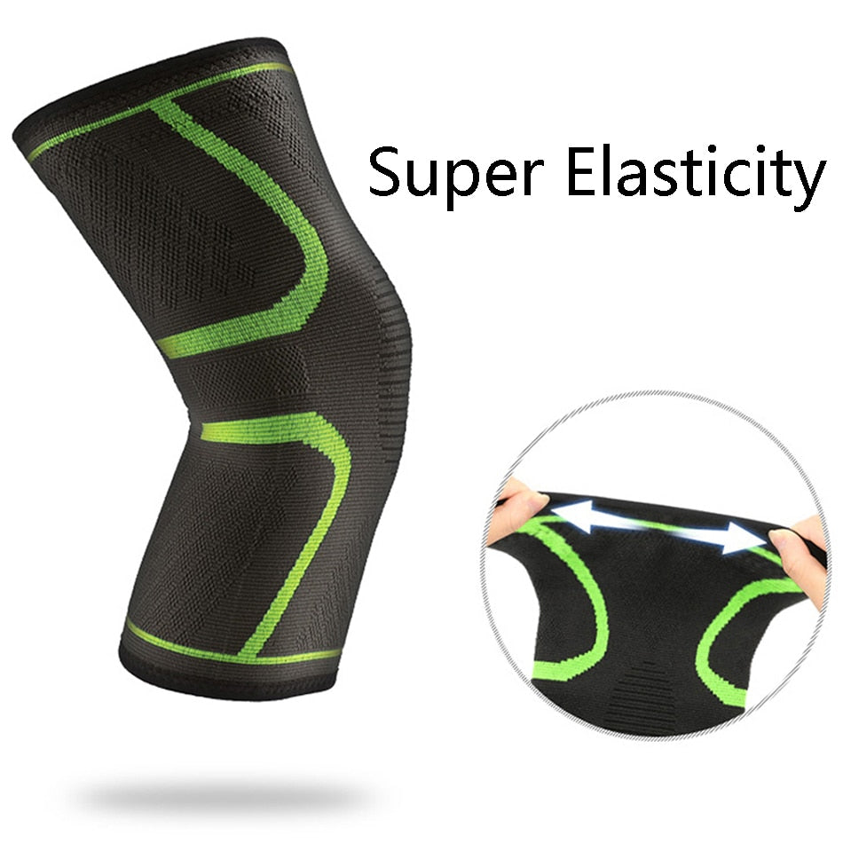 WorthWhil 1 PC Genouillères Élastiques En Nylon Sport Genouillères Équipement De Fitness Rotule Attelle en Cours D'exécution Basket-Ball Volley-Ball Soutien