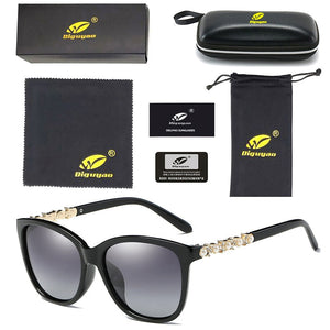 Female sunglasses luxury 2020 polarized UV400 high quality Diamond Pearl decoration retro sun glasses women shades Gafas De Sol