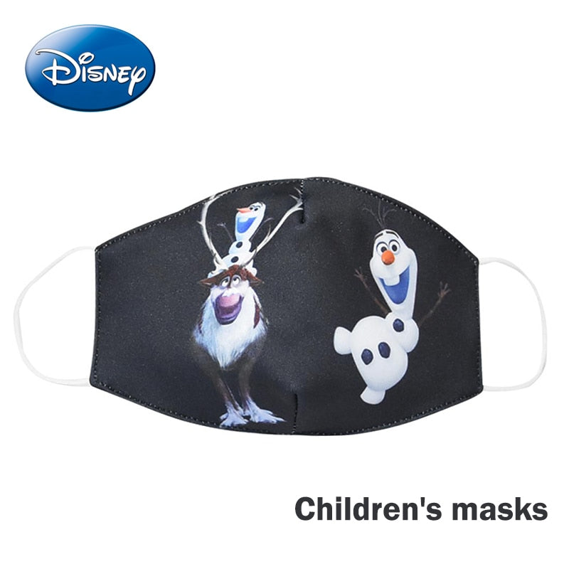 Disney congelé dessin animé bouche masque Anti poussière masque visage princesse Anna Elsa cotons masques pour enfants enfants réutilisables