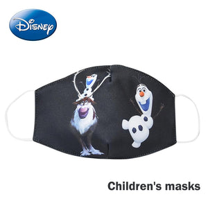 Disney congelé dessin animé bouche masque Anti poussière masque visage princesse Anna Elsa cotons masques pour enfants enfants réutilisables