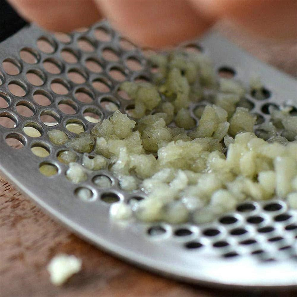 1 pièces en acier inoxydable ail presse ménage manuel ail presse dispositif cuisine presse presse-agrumes gingembre ail outils accessoires de cuisine