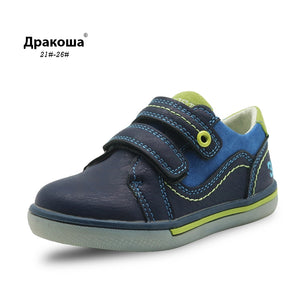 Apakowa Autumn Toddler Boys Casual Shoes Kids Pu Children's Shoes New Solid Sports Fashion Sneakers Shoes for Boys EUR 21-26