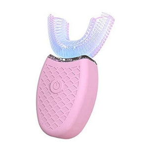 Electric Sonic Automatic Toothbrush Adults Mouth 360 Degrees U Type ABS 4 Modes Ultrasonic Electric Lazy Toothbrush