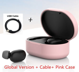 Original Xiaomi Redmi Airdots TWS Xiaomi sans fil écouteur stéréo basse BT 5.0 réduction de bruit robinet contrôle écouteurs AI contrôle