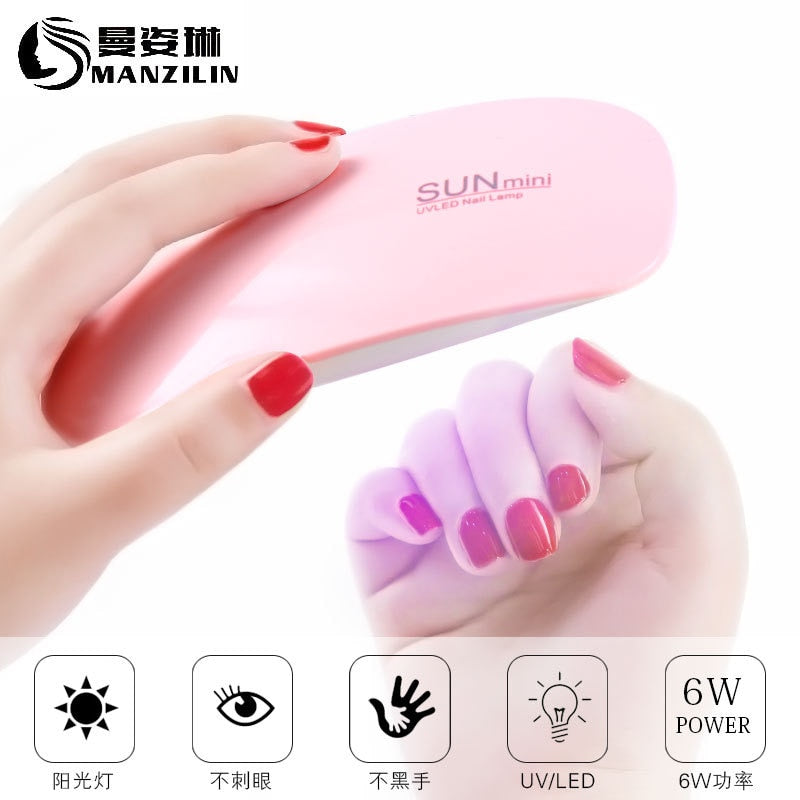 Manicure Implement UV Polish USB Mouse Mini Light Treatment Device Dryer LED Portable Nail Heating Lamp UV Lamp