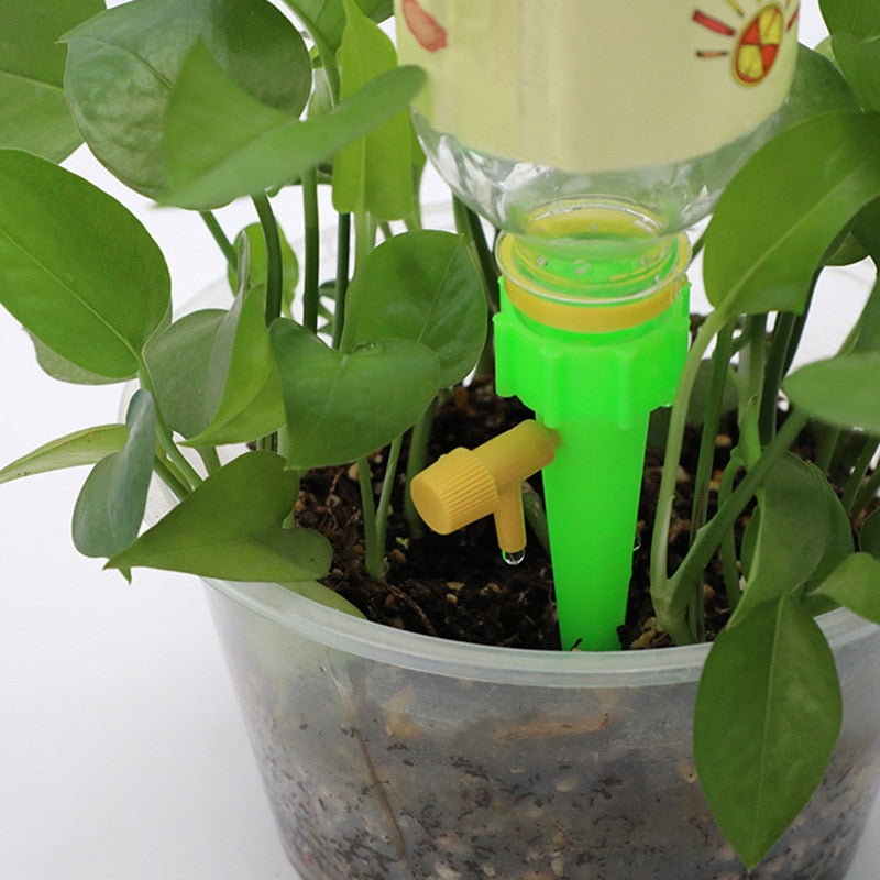 1pc Auto système d'irrigation goutte à goutte automatique arrosage pointe pour plantes fleur intérieur ménage abreuvoirs bouteille goutte à goutte Irrigation
