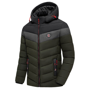 Men 2020 Winter Brand New Casual Warm Thick Waterproof Jacket Parkas Coat Men New Autumn Outwear Windproof Hat Parkas Jacket Men