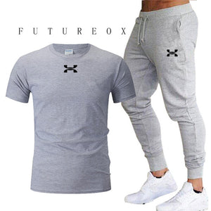 Pants Men Sweatpants+men running t-shirts men sets jogging Sportswear men Pants Gym Fitness Sportswear Tracksuit Training Pants