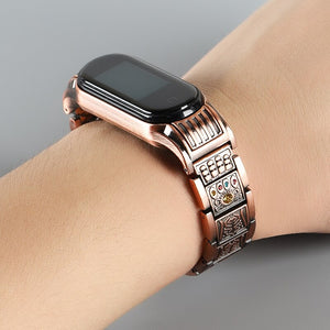 Metal bracelet for mi band 3 4 5 NFC Stainless Steel Replacement Strap For xiaomi Mi Band 5 band4 Strap Miband 5 Accessories