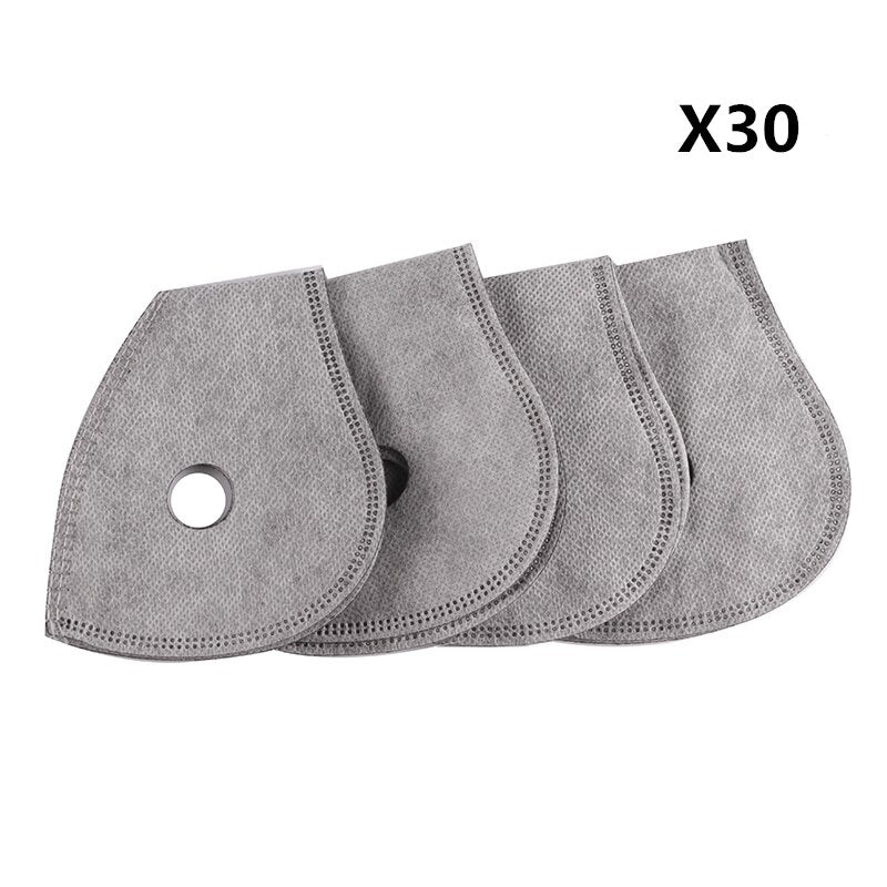 Anrancee Face Mask With Filter Breathing Valve Activated Carbon PM 2.5 Anti Pollution Bicycle Cycling Protection Bike Dust Mask