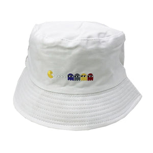 Unisex Embroidered Alien Foldable Bucket Hat Beach Sun Hat Street Headwear Fisherman Outdoor Cap Men and Woman Hat