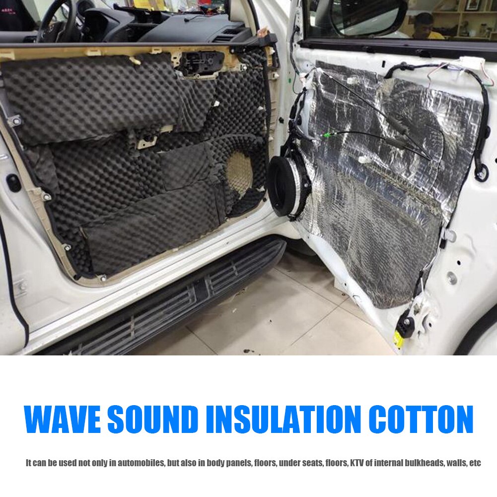 50x80cm 18mm Thick Car Sound Deadening Mat 20x31 inch Automotive Noise Insulation Sound Proofing Foam Autos Accessories