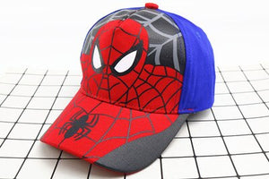 Anime Disney Marvel Frozen Mickey Mouse Kids Hat Boy Girl Travel Caps Spiderman Mickey Minnie Baby Caps Figure Gift Toys 2-8Y