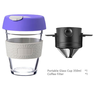Filtre à café en acier inoxydable 304 | Filtre à café Portable, porte-thé entonnoir paniers infuseur de thé réutilisable et Dripper de café