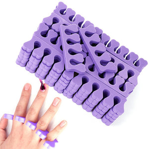 50/100pcs Pack Toes Separators Nail Art Soft Sponge Fingers Separators UV Gel Polish Beauty Manicure Pedicure Tools