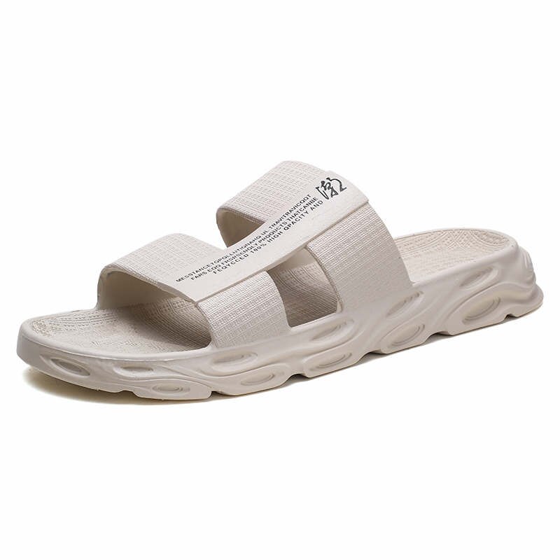 Summer Men Shoes Male Home Indoor Bathroom Slippers Lightweight Men's Slippers Teenager Black Beach Sandals Comfort Man Shoe L13