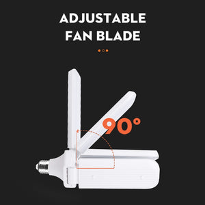 Led Bulb E27 30/45/60W Led Lamp Ceiling Fan Lampada Led Light 220V Foldable Fan Blade Angle Adjustable for Home Garage Lighting