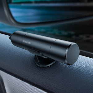 Baseus Mini Car Window Glass Breaker Seat Belt Cutter Safety Hammer Life-Saving Escape Hammer Cutting Knife Interior Accessories