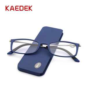 KAEDEK Ultralight Reading Glasses Men Women Unbreakable Glasses High-definition Resin Glasses Presbyopic Prescription Eyewear