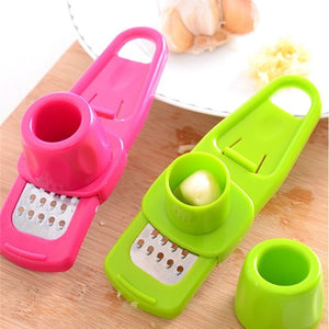 1 pièces en acier inoxydable ail presse ménage manuel ail presse dispositif cuisine presse presse-agrumes gingembre ail outils accessoires de cuisine