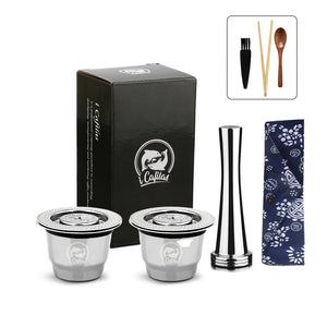 iCafilas For Nespresso Reutilisable Refillable Capsule Crema Espresso Reusable New Refillable For Nespresso