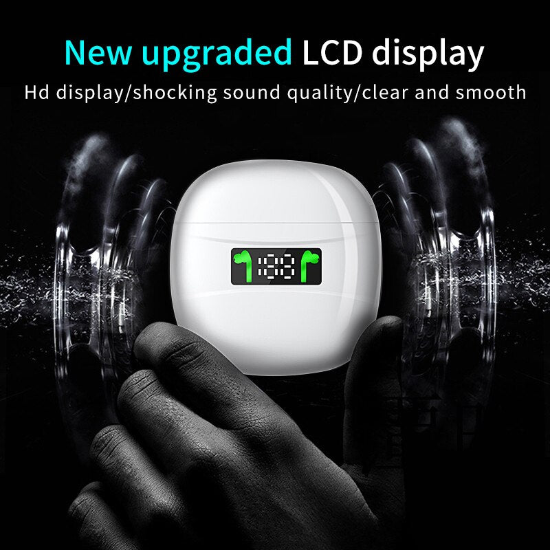 2020 nouveau J3 Pro Tws sans fil Bluetooth écouteur Sport casque tactile contrôle Bluetooth 5.2 LED affichage écouteurs pour tous les téléphones