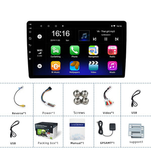JMANCE 9 inch 2 din Multi-topic switching 2.5D Car Android 9.1 radio Multimedia Player for Nissan Toyota Honda Kia Chevrolet