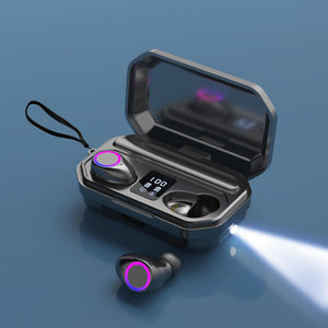 9D Noise Cancelling Wireless Headphones Bluetooth Sport Earphone Bluetooth 3300mah Touch Control Headphones Bluetooth Waterproof