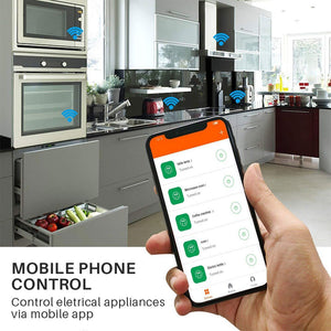 Smart Plug WiFi Socket EU 16A Power Monitor Timing Function Tuya SmartLife APP Control Works With Alexa Google Assistant