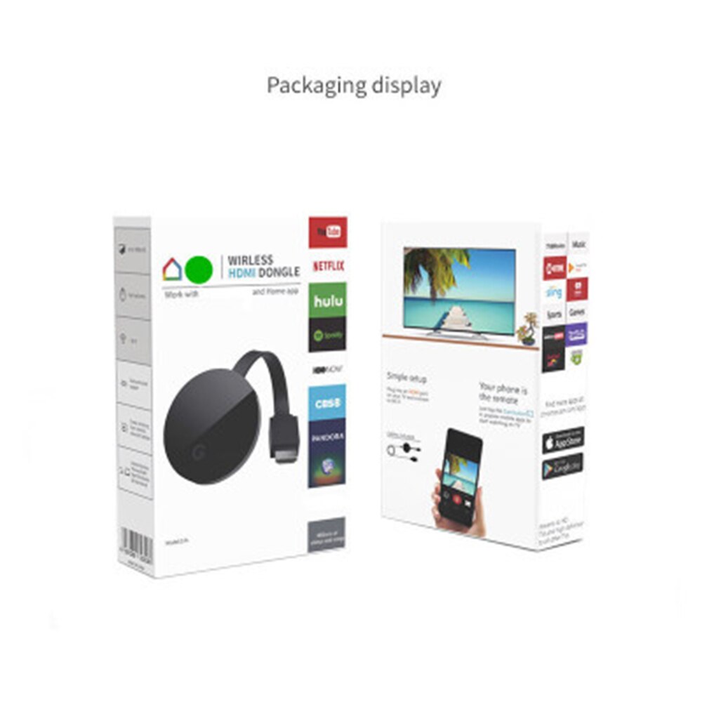 4K tv bâton 5G sans fil wifi HDMI affichage pour chromecast 3 2 miracast airplay DLNA dongle anycast pour Google home chrome netflix