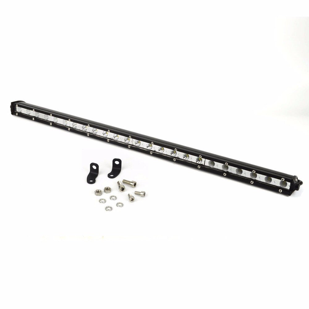 Auxtings Slim LED Light Bar Single Row 7" 13" 20" 25" 32" 38'' inch 90W 120W 150W 180W For SUV 4X4 Off Road LED Work Light Lamp