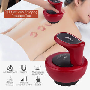 Multifunctional Electric Cupping Stimulate Acupoint Back Body Guasha Scraping Massage Negative Pressure Acupuncture Therapy