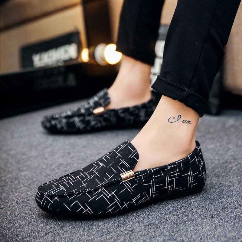 ZYYZYM Men Loafers 2020 Spring Summer Men Shoes Casual Shoes Light Canvas Youth Shoes Men Breathable Fashion Flat Footwear
