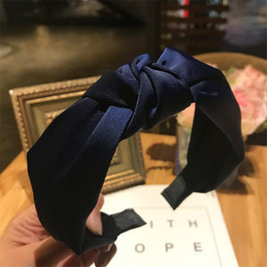 Haimeikang Solid Colors Hair Knotted Hair Band for Women Headbands Hairbands Headwear 2018 New Arrival