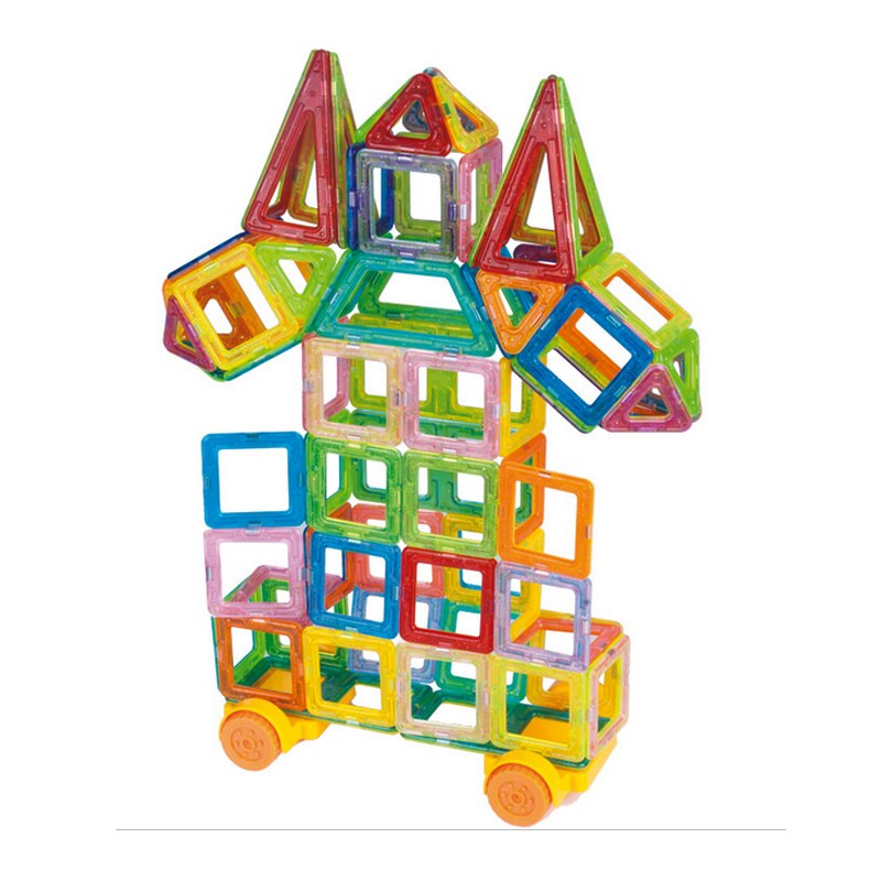 30-180pcs/Set Mini Magnet Building Construction Designer DIY Educational Blocks Games Blocks Magnetic Toys For kids