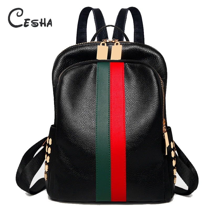 Luxury Designer Women Travel Backpack High Quality Soft PU Leather Women Backpack Fashion Girls School Backpack Women Backpack
