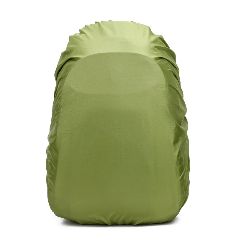 45L Nylon Adult Outdoor Hiking Backpack Rain Cover Shoulder Bag Backpack Raincoat Waterproof Dust Cover for Camping Hiking